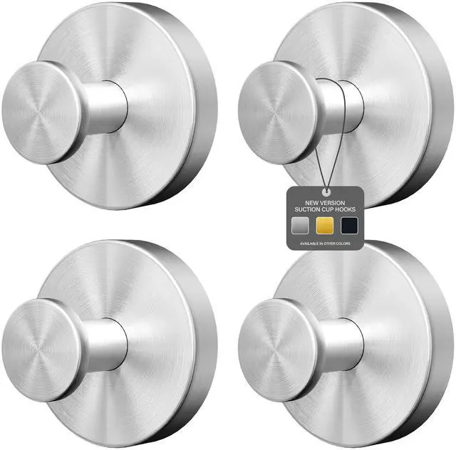 Main image of Suction Cup Hooks for Shower, Bathroom Wall Hooks for Towels