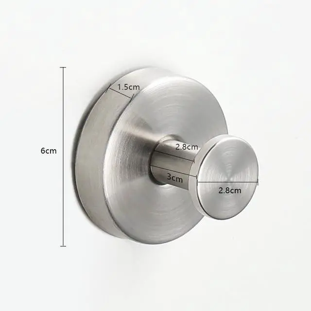 Alt view image 4 of 6 - 2-Pack Suction Cup Hooks for ShowerNo Drill Shower Hooks for Inside Shower Load of 22lbs(Max)Stainless Steel Shower Suction Hooks for Hanging Towels Loofahs Robes Wreath Decorations.