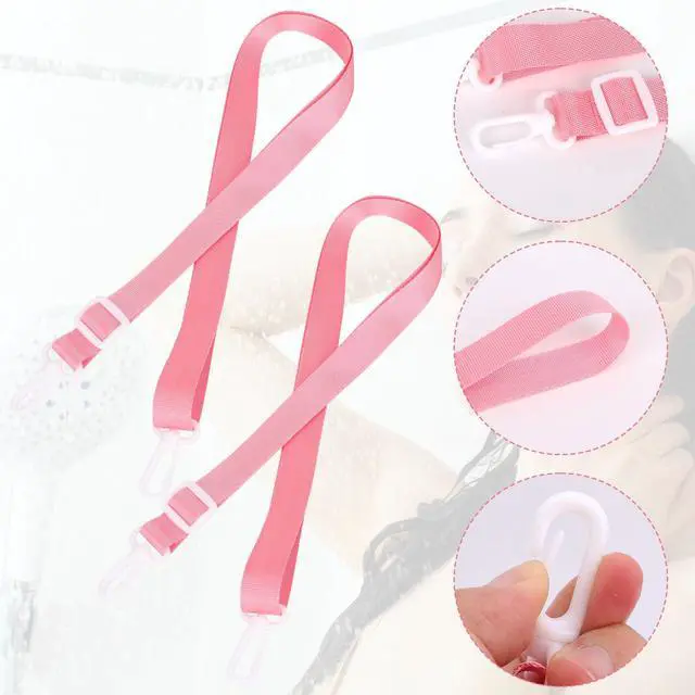 Alt view image 4 of 7 - 2pcs Shower Lanyard for Mastectomy Drain Holder, Post-Mastectomy Drain Belt Must Haves for Women Adjustable Breast After-Surgery Recovery Management Accessory Supplies (Pink)