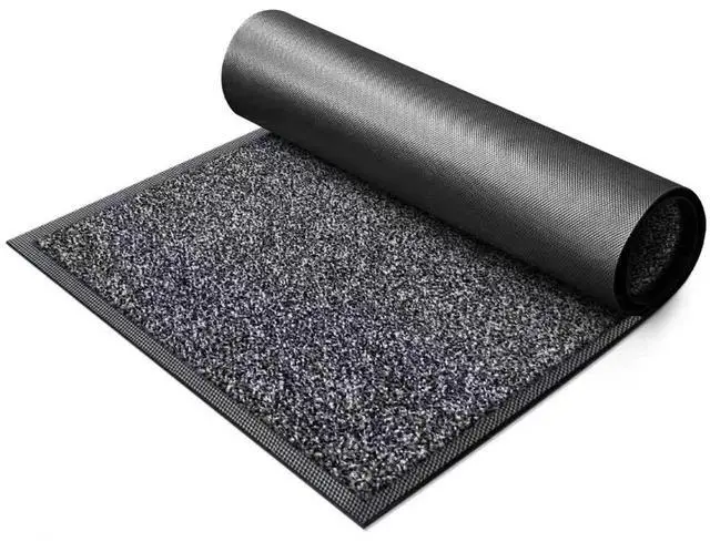 Main image of Super Absorbent Front Door Mat, 29.5" x 17", Non-Slip Washable Indoor Doormats, Low Profile Entryway Rug Outdoor, Dirt Resistant Welcome Mats for Front and Back Door Entrance, Grey