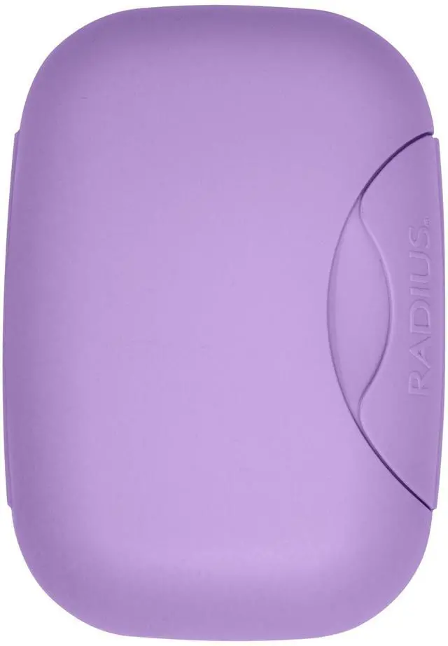 Main image of Soap Travel Case, BPA-Free Recycled Plastic, Leakproof, Portable for Bathroom, Gym, Home, Camping - Lavender