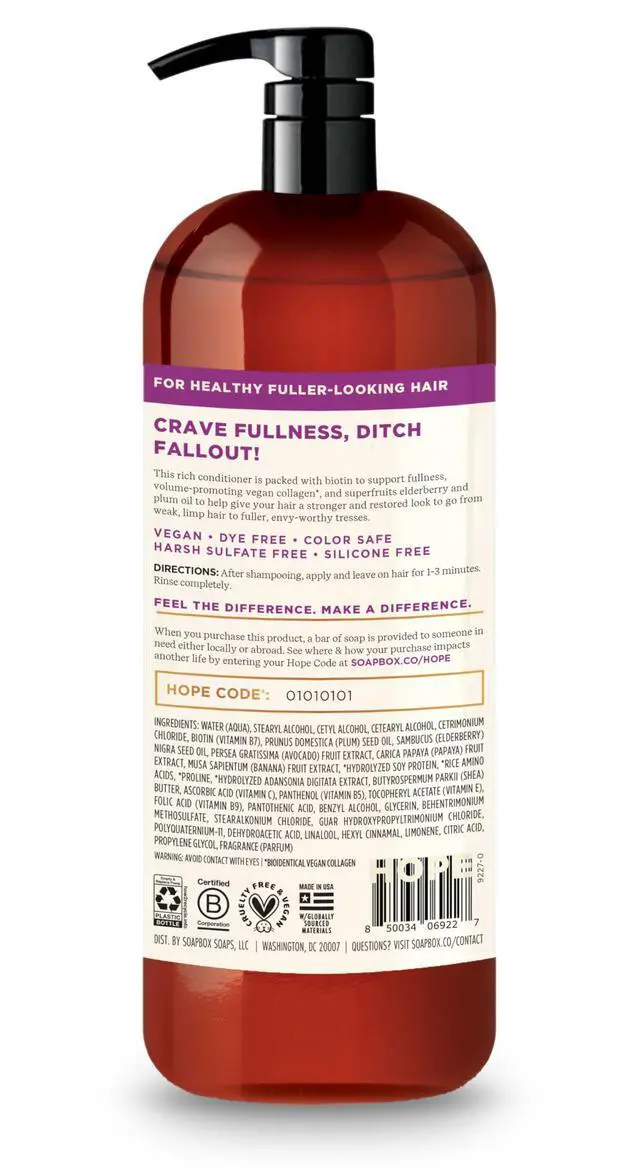 Alt view image 2 of 7 - Biotin & Super Fruit Conditioner for Volume, 33.8 oz