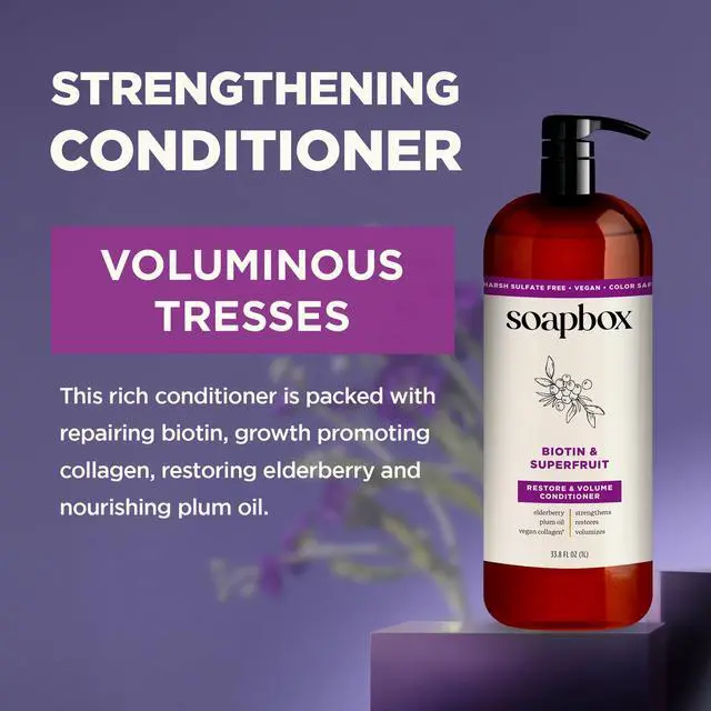 Alt view image 5 of 7 - Biotin & Super Fruit Conditioner for Volume, 33.8 oz