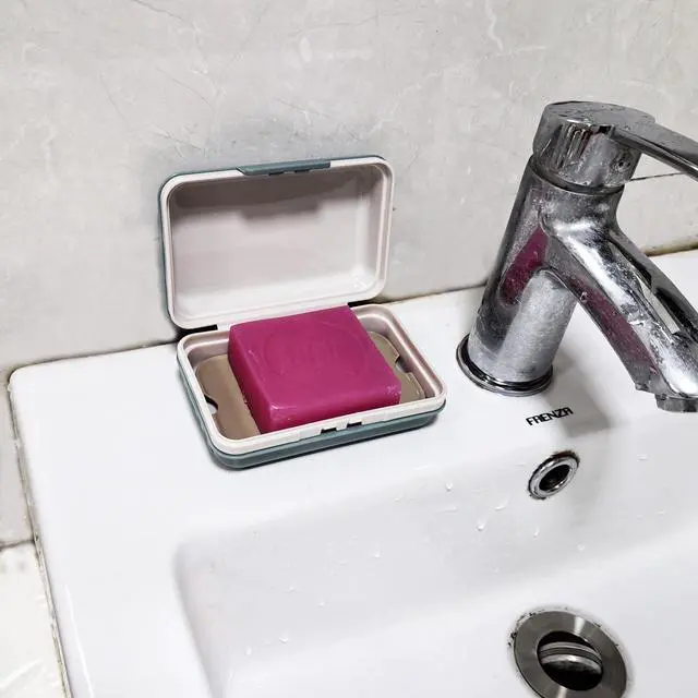 Alt view image 4 of 7 - 2 Pack Travel Soap Case, Bar Soap Holder Dish, Soap Box Container