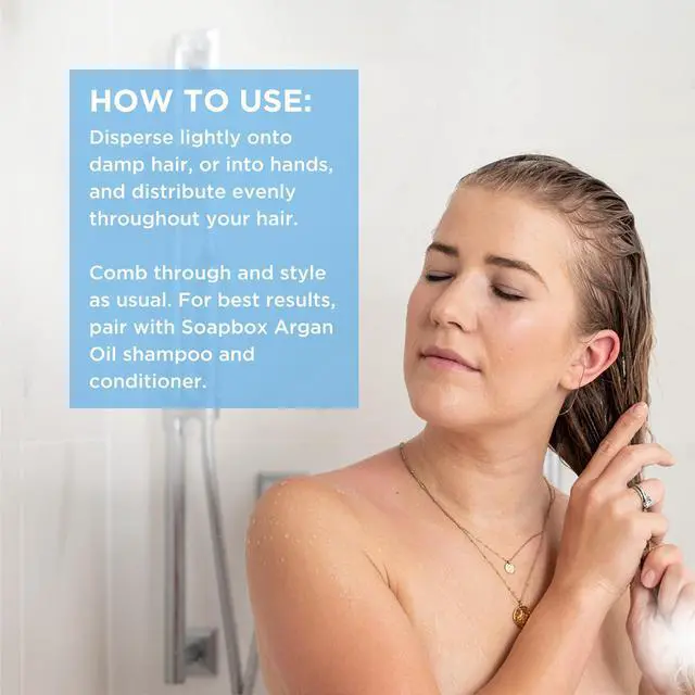 Alt view image 6 of 7 - Smoothing Argan Oil Hair Serum - Controls Frizz & Adds Shine - 5oz