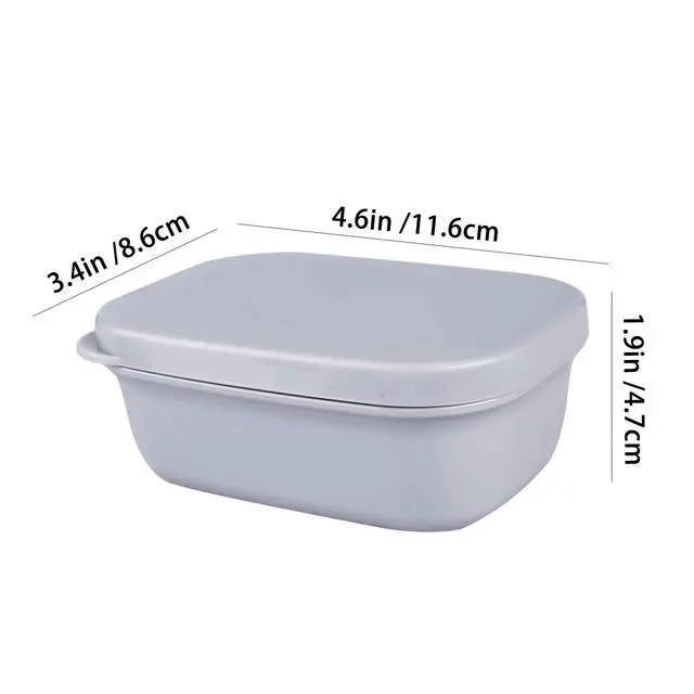 Alt view image 2 of 7 - 4Pcs Travel Soap Container, Portable Soap Box, Plastic Leakproof Soap Case