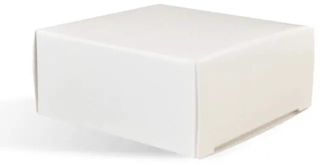 Main image of No Window Square Soap Boxes White Recyclable Packaging for Handmade Soap, Rustic Artisan Packaging for Weddings, Boutiques, Craft Fairs 3 1/16" x 3 1/16" x 1.34" - 50 Pack
