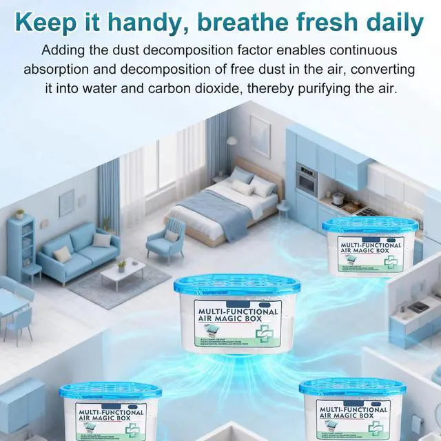 Alt view image 5 of 7 - Air Purification Dust Removal Mic Box,Multi-Functional Air MacBox (1 PCS)