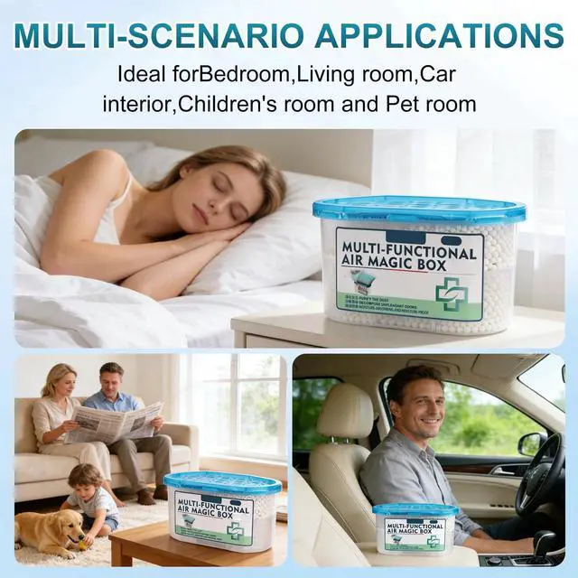 Alt view image 7 of 7 - Air Purification Dust Removal Mic Box,Multi-Functional Air MacBox (1 PCS)
