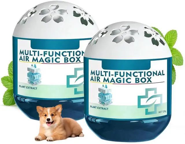 Main image of 2Pcs Indoor Air Purification Dust Removal Magic Box,Multi-Functional Air Magic Box,Automatic Dust Collection Air Box for Home,Odor Eliminator Air Freshener,Automatic Air Essence Box for Home,Bathroom