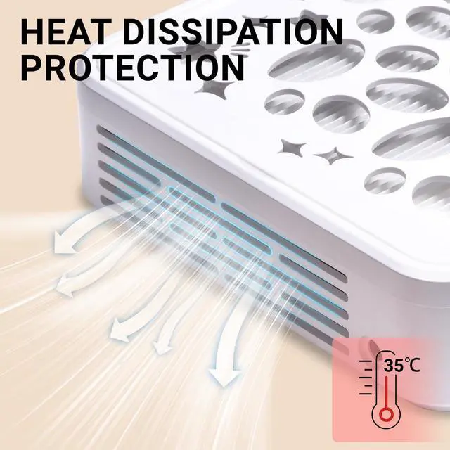 Alt view image 4 of 7 - Nail Dust Collector - Professional Dust Collector for Nail Techs