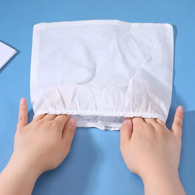 Alt view image 3 of 7 - 10Pcs White Non-Woven Nail Art Dust Suction Collector, Dust Collector Bags, Replacement Bag for Nail Art Equipment, Durable, Bags for Nail Salon