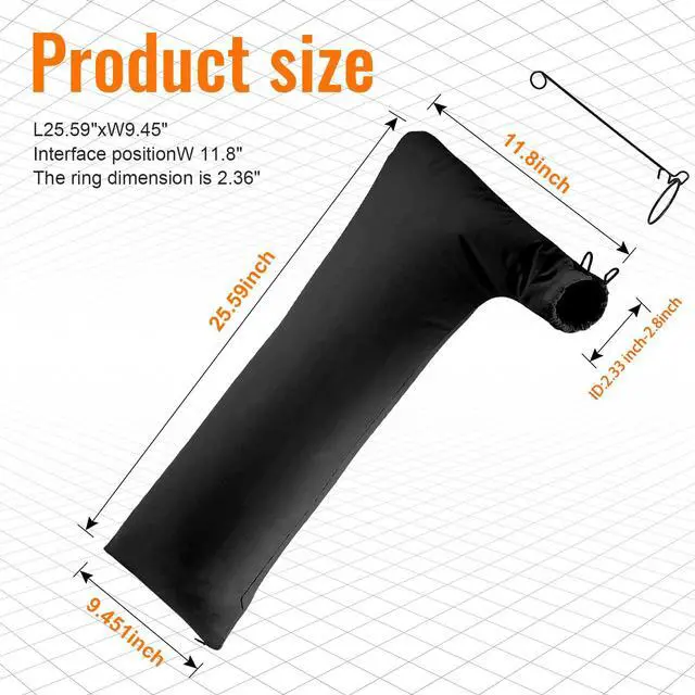 Alt view image 4 of 7 - Table Saw Dust Collector Bag Compatible for Bosch/Dewalt/Ryobi/Craftsman/RIGID/Metabo/Kobalt/Skilsaw/Delta (10" Tablesaws with 2.5" Dust Port)-1Pack