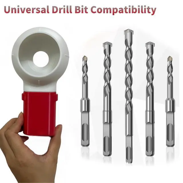Alt view image 4 of 6 - 3D Printed Drill Dust Collector Box,Large -white red
