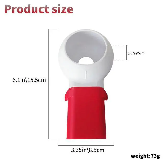 Alt view image 6 of 6 - 3D Printed Drill Dust Collector Box,Large -white red