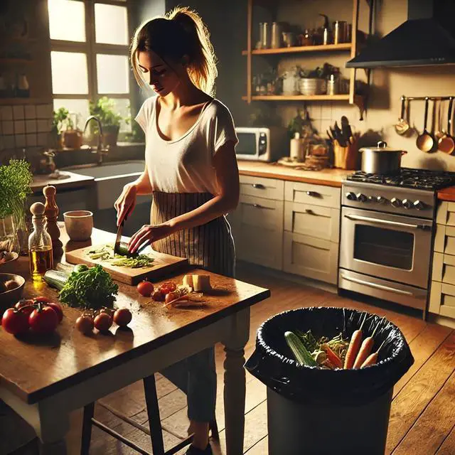 Alt view image 6 of 7 - 8 Gallon Biodegradable Black Trash Bags - Compostable Tall Kitchen Garbage Bags 80 Count Recycling Unscented Office Outdoor Thick Strong Medium Size Can Waste Basket Liners