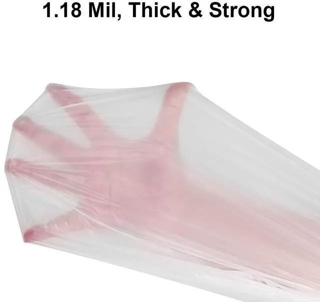 Alt view image 4 of 7 - 13-15 Gallon Biodegradable / Compostable Garbage Bags Recycling Unscented Tall Kitchen Trash Bags for Kitchen, Yard, Lawn,Office(75 Counts, White)