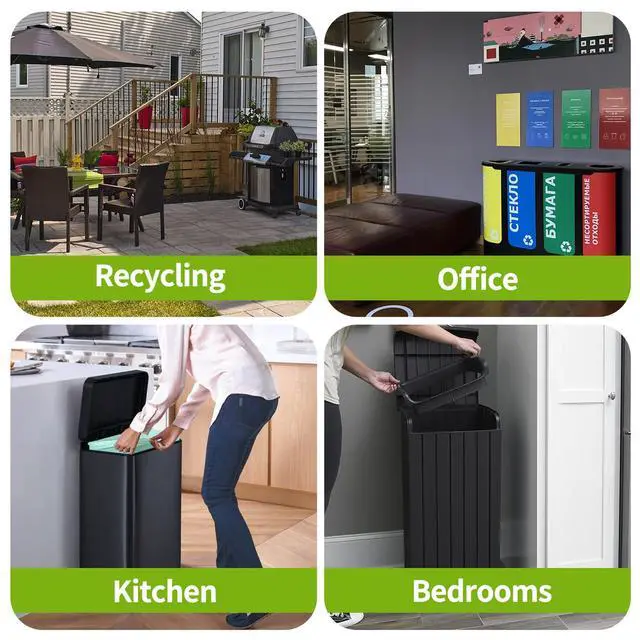 Alt view image 6 of 6 - 13 Gallon Tall Kitchen Trash Bags - Heavy Duty Leak-Resistant - 80 Count