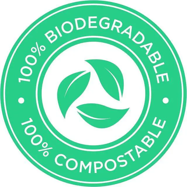 Alt view image 4 of 6 - 13 Gallon 0.85 MIL Clear Compostable Trash Bags - 24" x 33" - Pack of 30