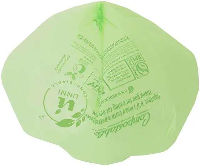 Alt view image 4 of 7 - 4 Gallon Compostable Trash Bags, 100 Count, Extra Thick 0.75 Mil
