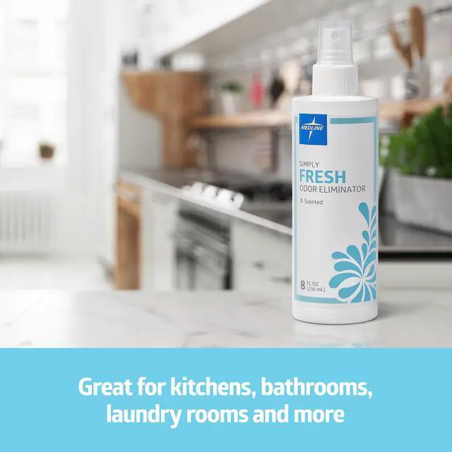 Alt view image 4 of 6 - Simply Fresh Odor Eliminator 8 Oz Spray, Lightly Scented, Pump Bottle, Convenient Odor Neutralizer, Bathroom, Home, Pets, Healthcare, 1 Bottle