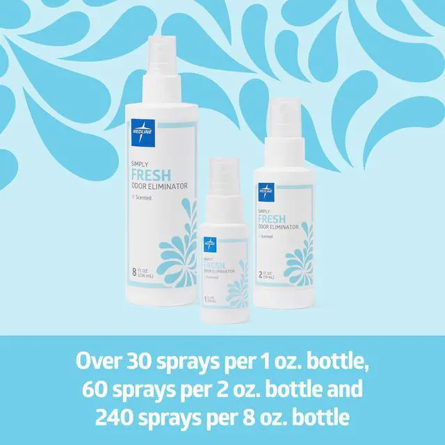 Alt view image 6 of 6 - Simply Fresh Odor Eliminator 8 Oz Spray, Lightly Scented, Pump Bottle, Convenient Odor Neutralizer, Bathroom, Home, Pets, Healthcare, 1 Bottle