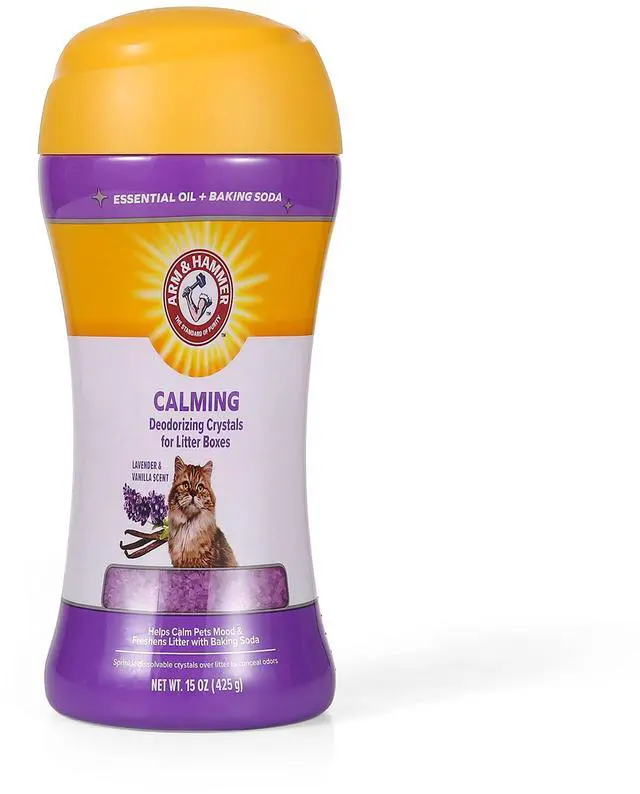 Main image of Cat Litter Deodorizing Crystals, Lavender and Vanilla, 15 Oz
