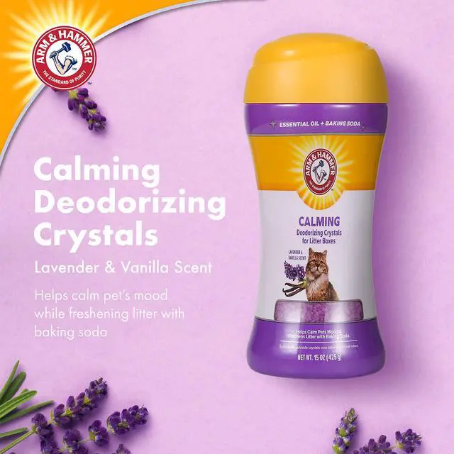 Alt view image 2 of 7 - Cat Litter Deodorizing Crystals, Lavender and Vanilla, 15 Oz