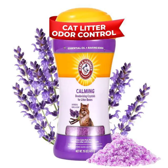 Alt view image 4 of 7 - Cat Litter Deodorizing Crystals, Lavender and Vanilla, 15 Oz