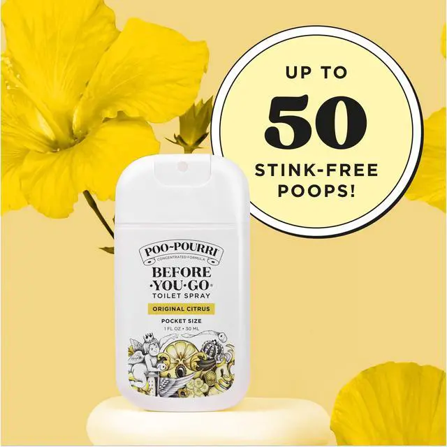 Alt view image 5 of 7 - Before-You-Go Pocket Toilet Spray, Travel Essentials, Original Citrus, 1 Fl Oz 2 Pack, Up to 50 Uses, On-The-Go Bathroom Odor Deodorizer with Essential Oils, TSA Approved Size