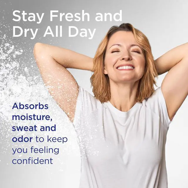 Alt view image 2 of 6 - Morning Fresh Body Powder with Lavender for Men & Women, Talc Free, Sweat Absorbing, Prevents Chafing & Odor, Deodorizing All Over Body Powder for Long Lasting Freshness, 13 OZ
