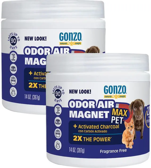Main image of Air Activated Charcoal - 2 Pack - for Litter Boxes Cages and Pet Beds 14 Ounce