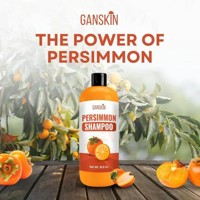 Alt view image 2 of 7 - Persimmon Shampoo for Odor Control Purifying Deodorizing Shampoo for Eliminating Odor Scalp & Hair Care for Men, Women & Kids Gentle Persimmon Soap Cleanser for Fresh Smelling Hair & Scalp