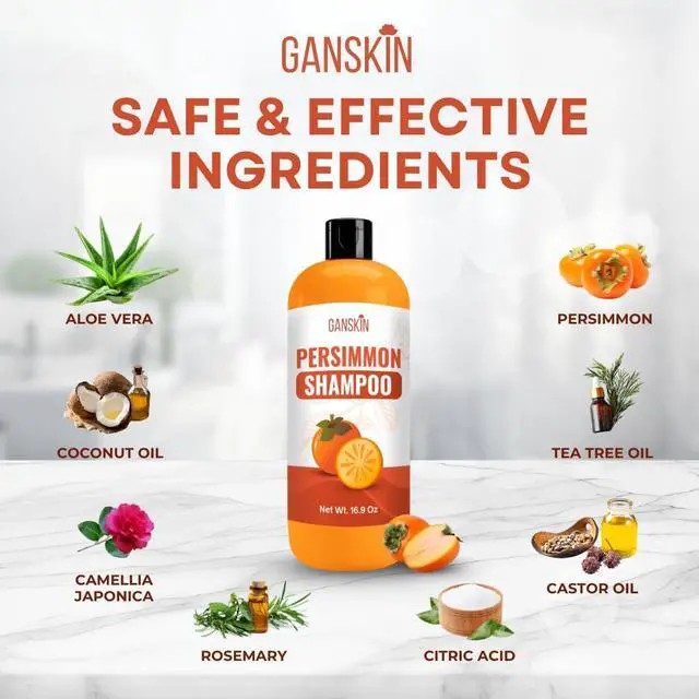 Alt view image 6 of 7 - Persimmon Shampoo for Odor Control Purifying Deodorizing Shampoo for Eliminating Odor Scalp & Hair Care for Men, Women & Kids Gentle Persimmon Soap Cleanser for Fresh Smelling Hair & Scalp