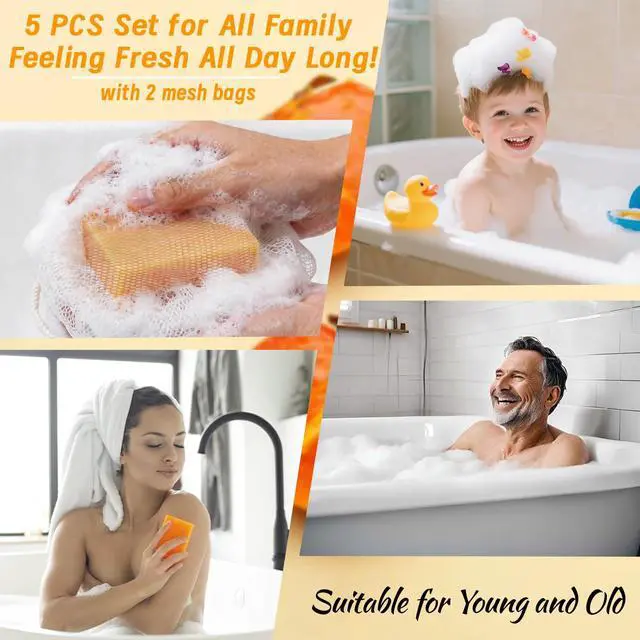 Alt view image 6 of 7 - Persimmon Soap Bar for Old People Smell, with Green Tea Odor Eliminator
