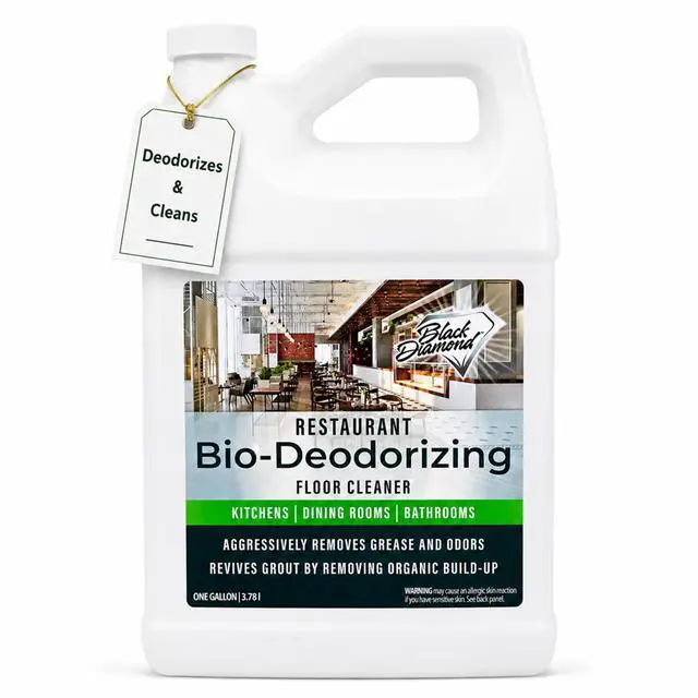 Main image of Restaurant Bio-Deodorizing Floor Cleaner - Heavy Duty Commercial Concentrated Enzyme Degreaser and Odor Eliminator for Mopping Tile, Laminate, Hardwood & More