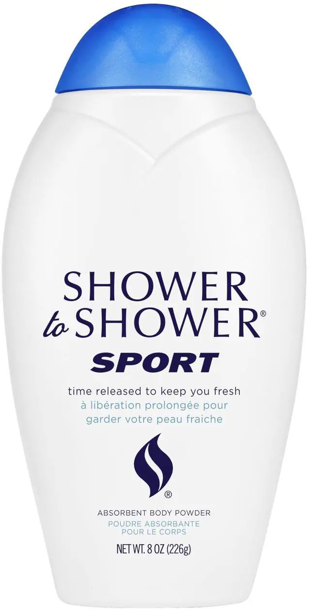 Main image of Sport Body Powder for Men & Women, Talc Free, Sweat Absorbing, Prevents Chafing & Odor,Deodorizing All Over Body Powder for Long Lasting Freshness, 8 Ounces