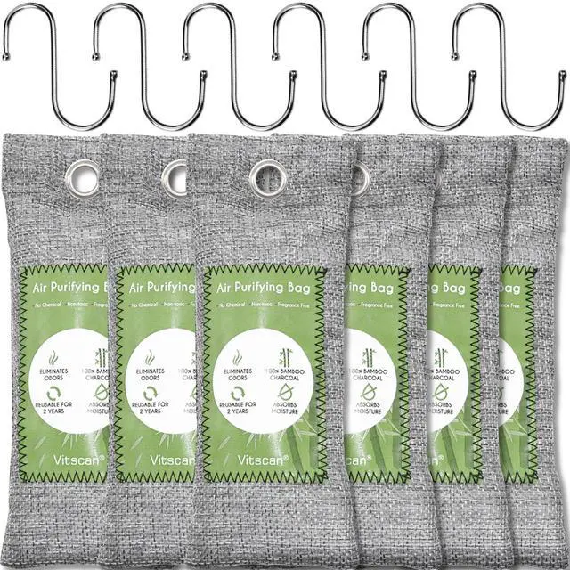 Main image of Bamboo Charcoal Air Purifying Bag,Activated Charcoal Odor Absorber for Shoe