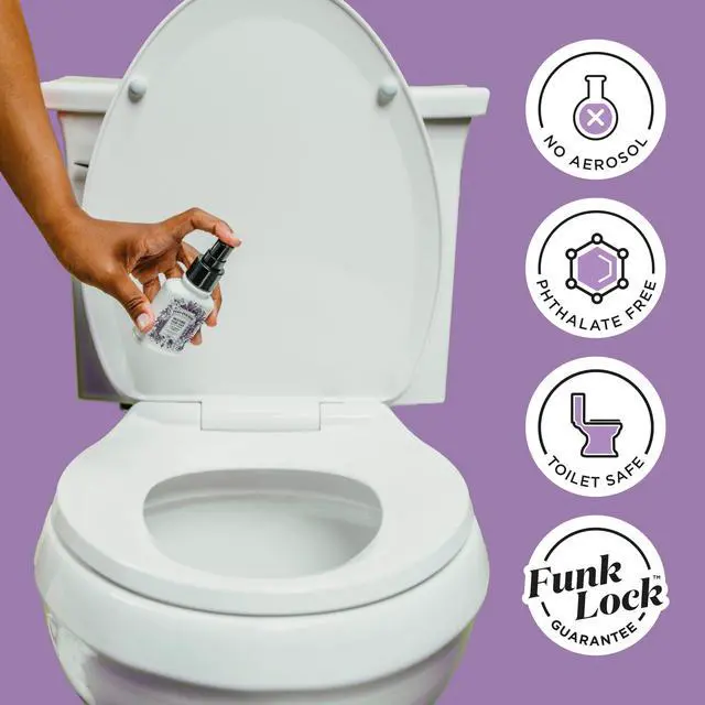 Alt view image 2 of 6 - Before-You-Go Toilet Spray, Lavender Vanilla, 4 Fl Oz, Up to 200 Uses, Bathroom Odor Deodorizer, Plant-Based with Essential Oils, for Home or Work, Lavender, Vanilla and Citrus Scent