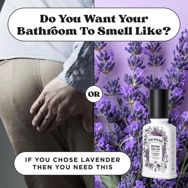 Alt view image 5 of 6 - Before-You-Go Toilet Spray, Lavender Vanilla, 4 Fl Oz, Up to 200 Uses, Bathroom Odor Deodorizer, Plant-Based with Essential Oils, for Home or Work, Lavender, Vanilla and Citrus Scent