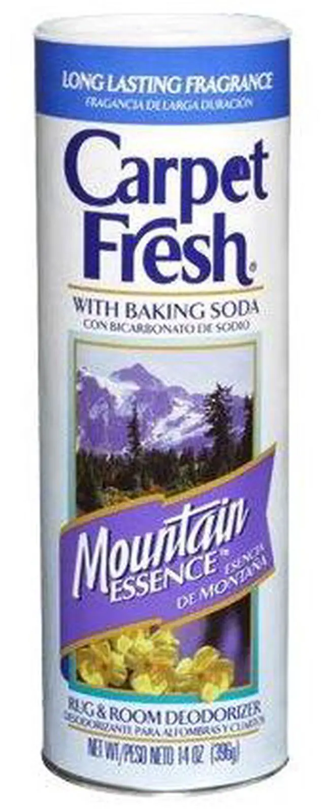 Main image of Rug and Room Deodorizer with Baking Soda, Mountain Essence Fragrance, 14 OZ