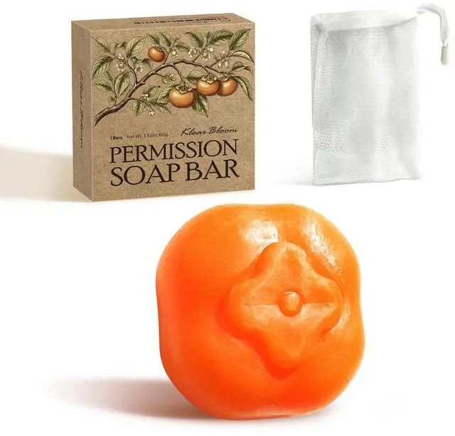 Main image of Persimmon Soap for Body Odor, 1 Bar x 105g