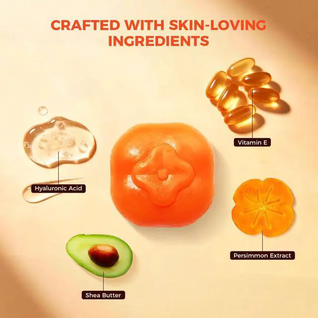 Alt view image 4 of 7 - Persimmon Soap for Body Odor, 1 Bar x 105g