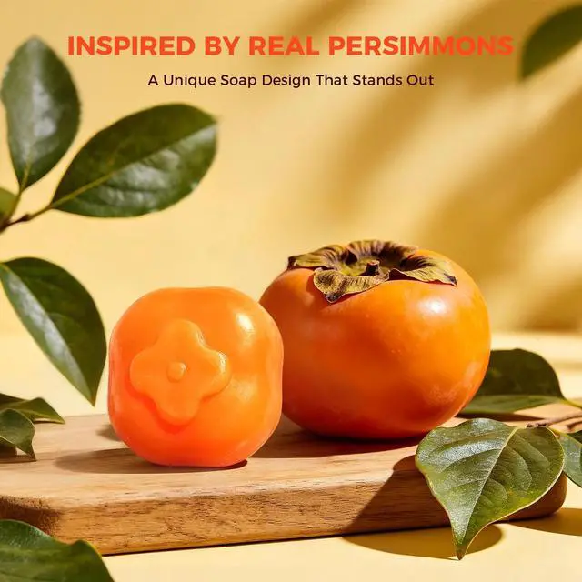 Alt view image 7 of 7 - Persimmon Soap for Body Odor, 1 Bar x 105g