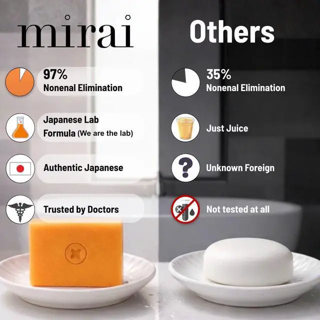 Alt view image 3 of 7 - Clinical Persimmon Soap for Old People Smell, Nonenal® Solution, 100g