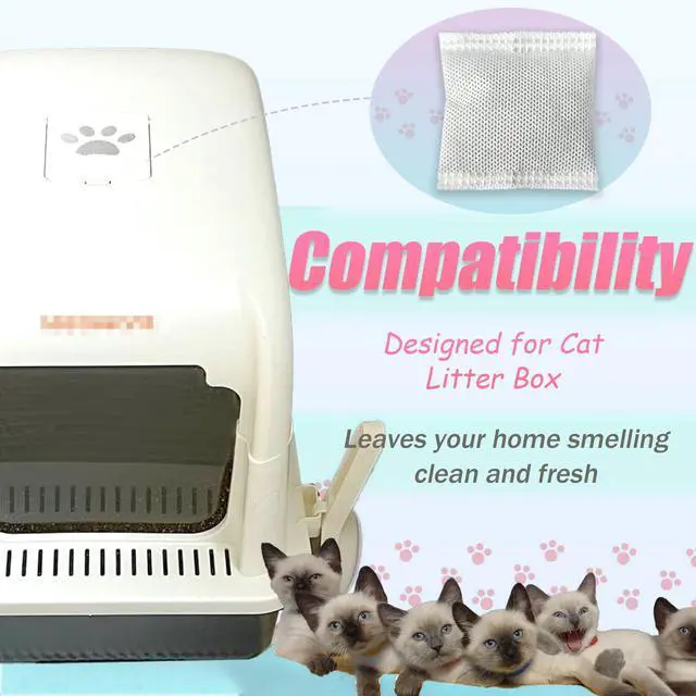 Alt view image 2 of 7 - 12 Pack Universal Odor Eliminator for Hooded Cat Litter Box