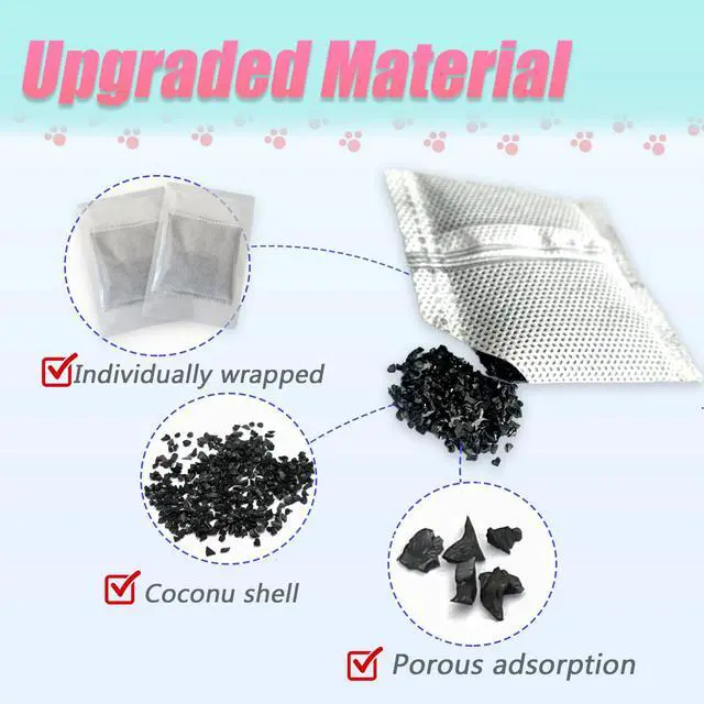 Alt view image 3 of 7 - 12 Pack Universal Odor Eliminator for Hooded Cat Litter Box