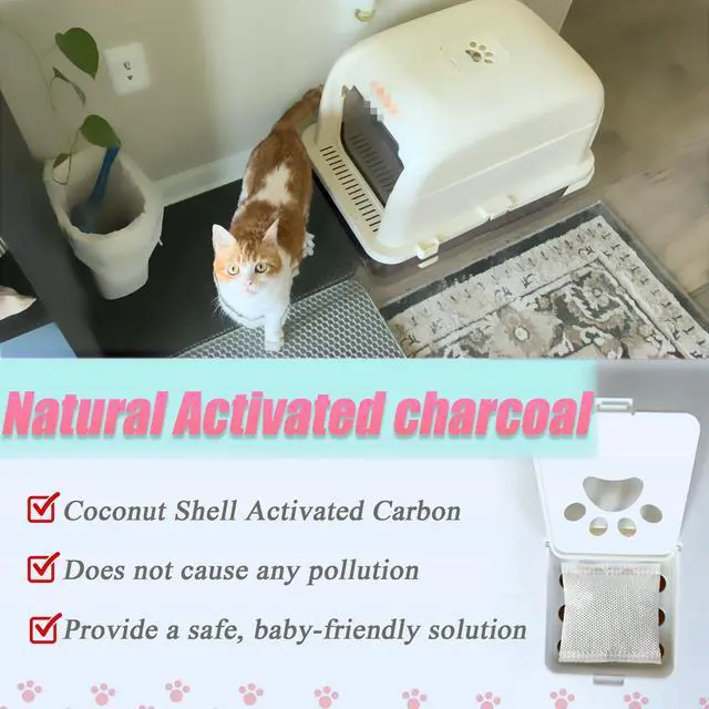Alt view image 5 of 7 - 12 Pack Universal Odor Eliminator for Hooded Cat Litter Box