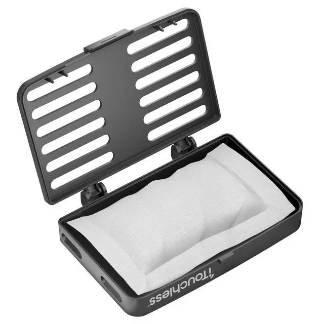 Alt view image 6 of 6 - AbsorbX Odor Removal Kit with Replaceable Deodorizer, Stick On Deodorizer Activated Carbon Filters eliminate smell in Closet, Drawer, Pantry, Shoe Rack, Locker, Trash Can (2-Pack)