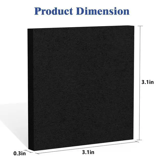 Alt view image 7 of 7 - 20 Packs Trash Can Odor Absorbing Filter Refills for EKO Garbage Cans and Compost Bin, Activated Charcoal Deodorizer, Activated Carbon Filter, Odor Absorber